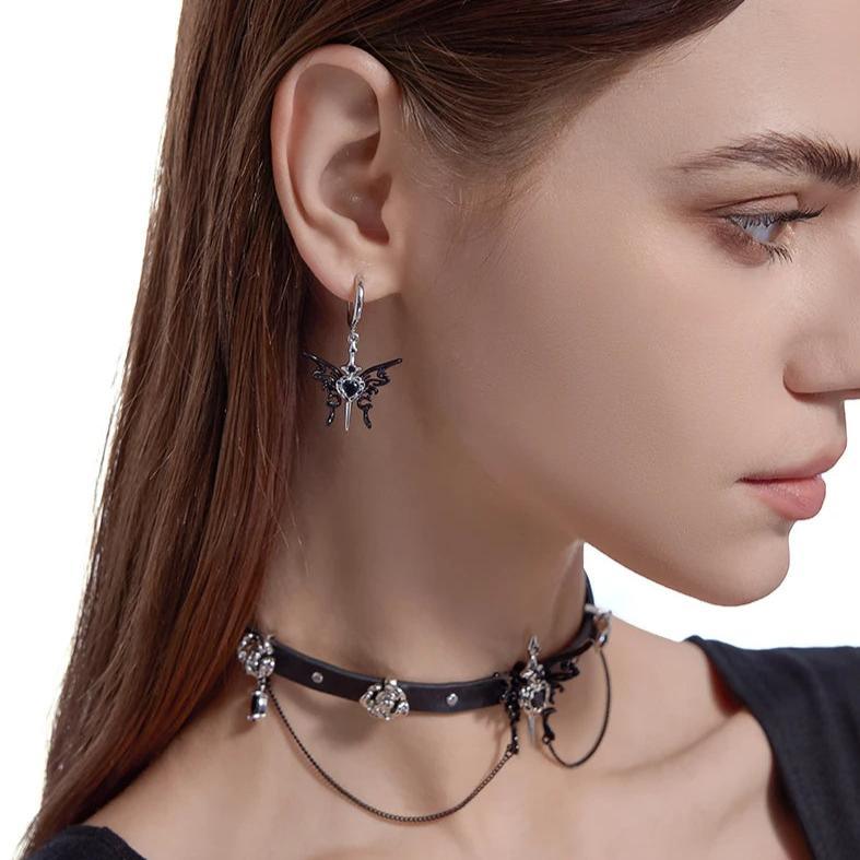 Par de pendientes MORTICIA