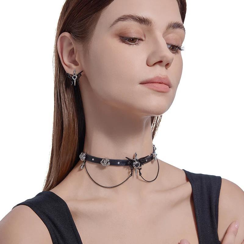 Collar MORTICIA - Cadena de 33 cm