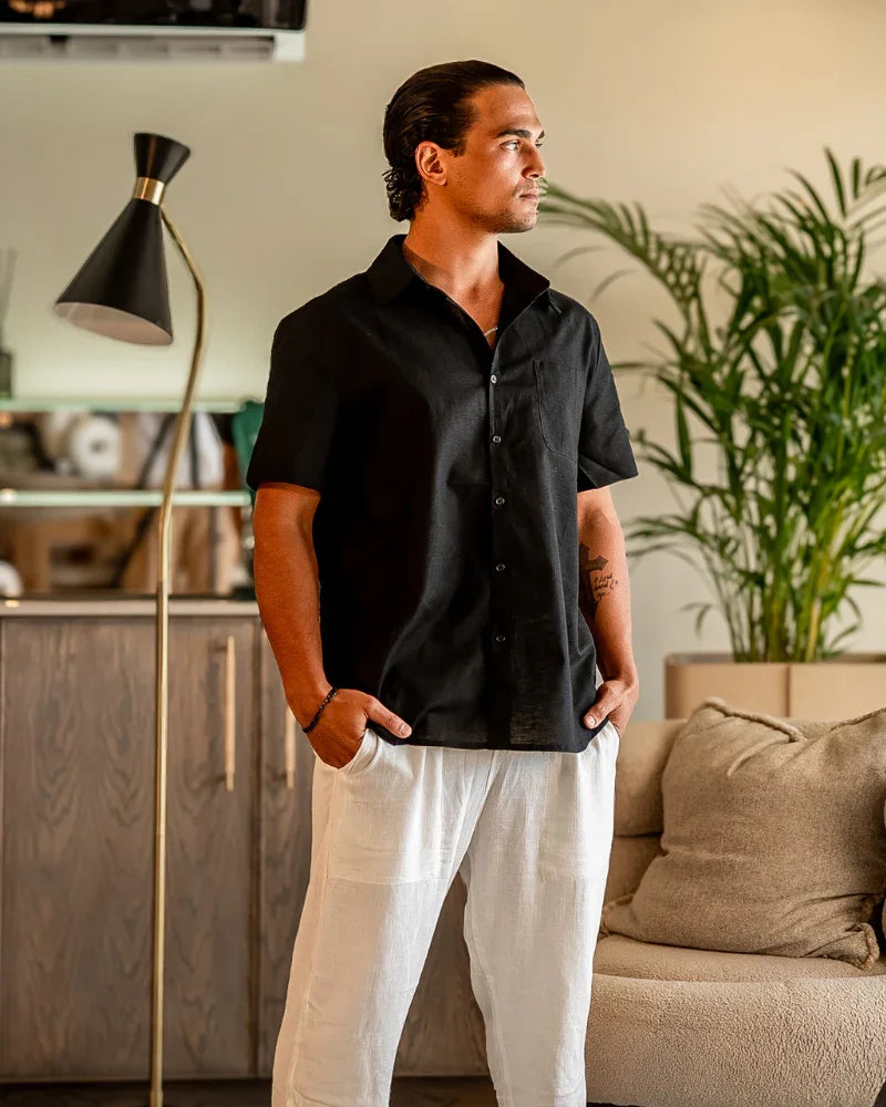 Camisa de Linho Cape Town – Estilo marcante e confortável