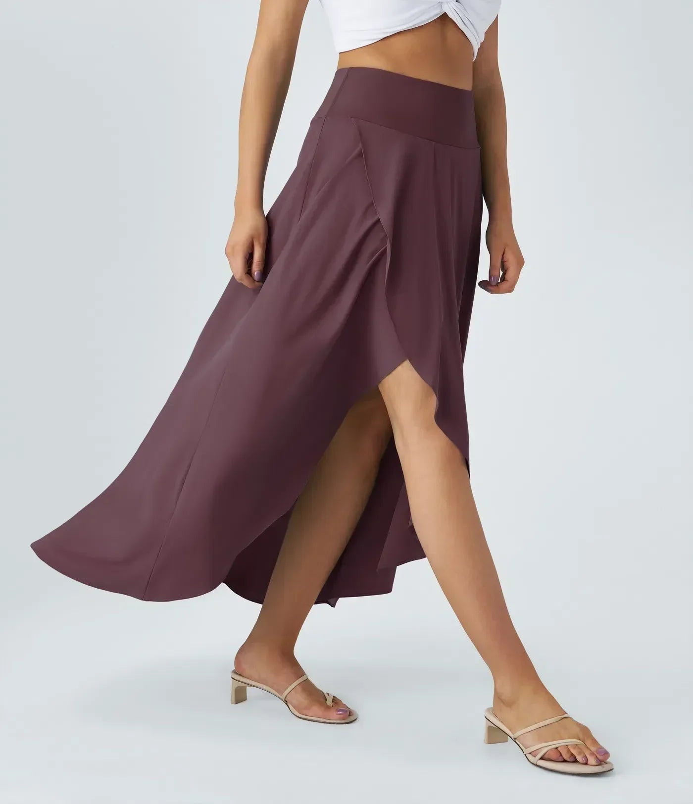 Natalia™ | Comfortable Split Skirt