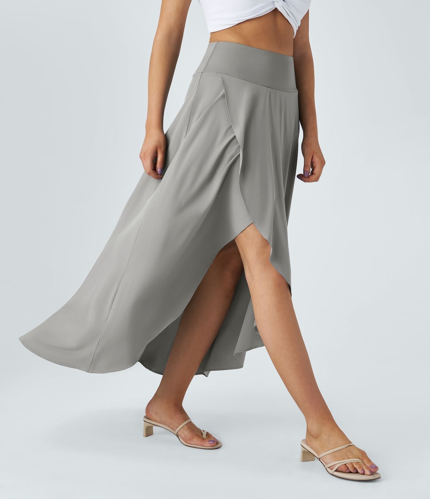 Natalia™ | Comfortable Split Skirt