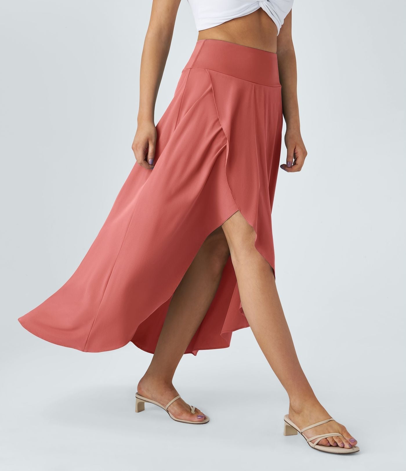 Natalia™ | Comfortable Split Skirt