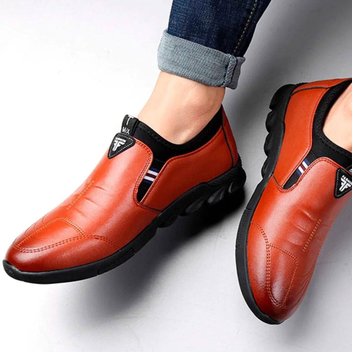 Modern Casual Leather Sports Shoes + Free Shipping + Immediate Delivery + Gift
