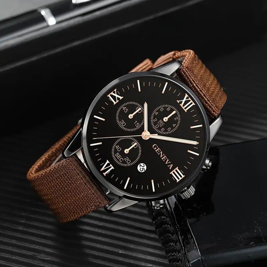 Elegance Elite™ Watch Kit + 3 100% Leather Straps FREE