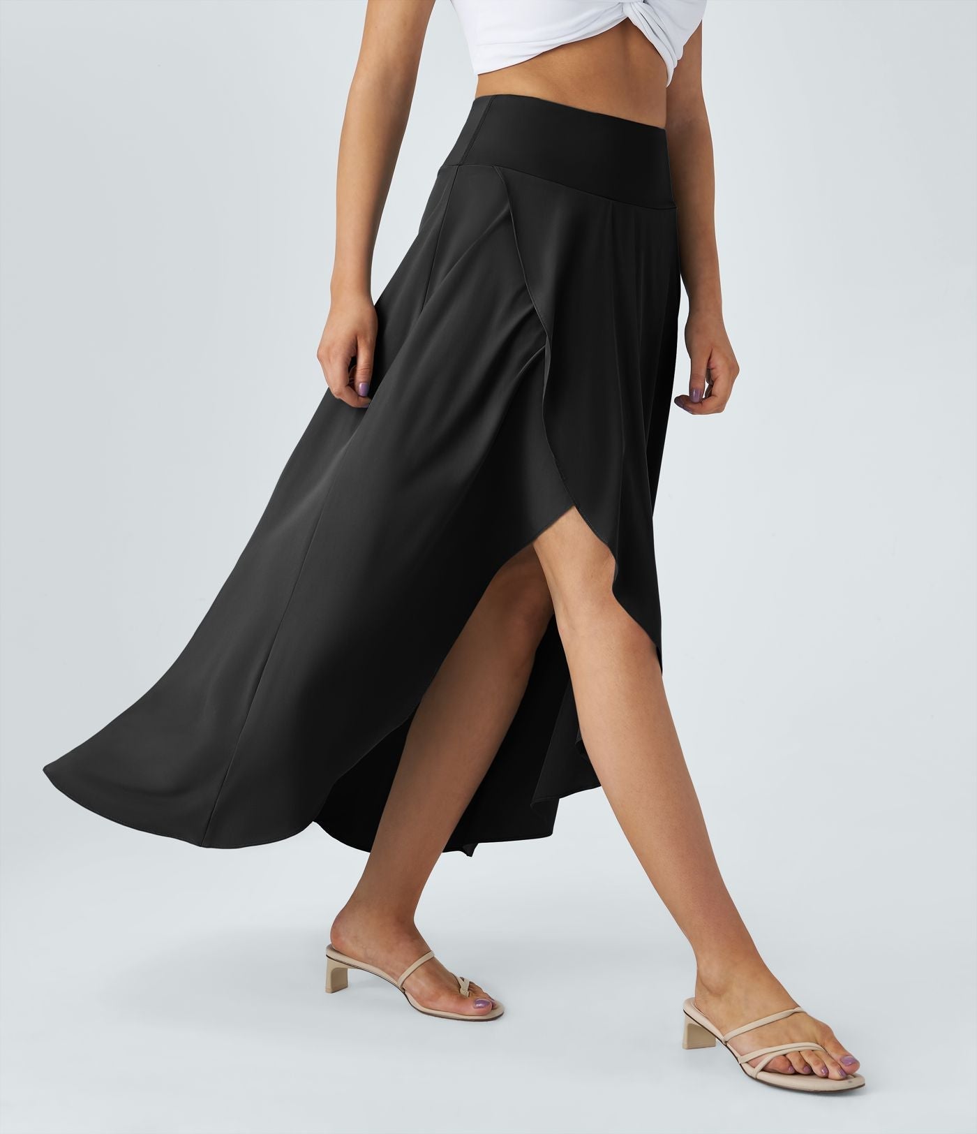 Natalia™ | Comfortable Split Skirt