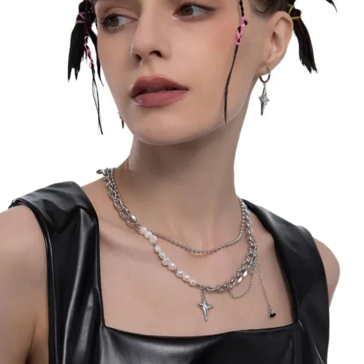 Collar Noche Estrellada en Plata 925 – Elegancia Celestial