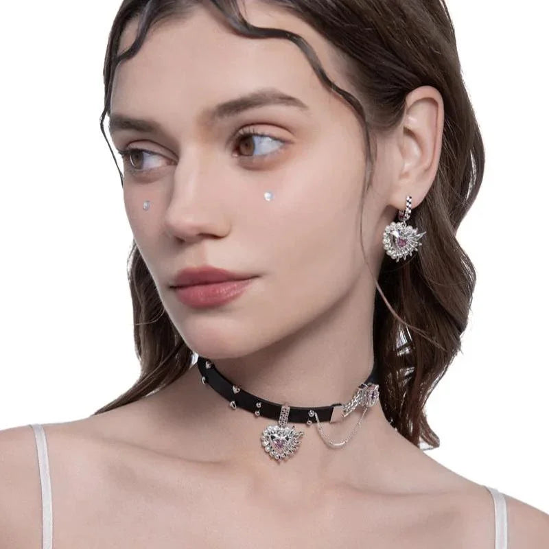 Collar de corazón biónico - Cadena de 40 cm