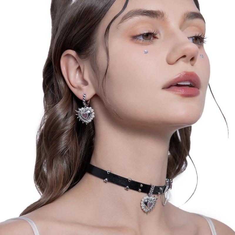 Collar de corazón biónico - Cadena de 40 cm