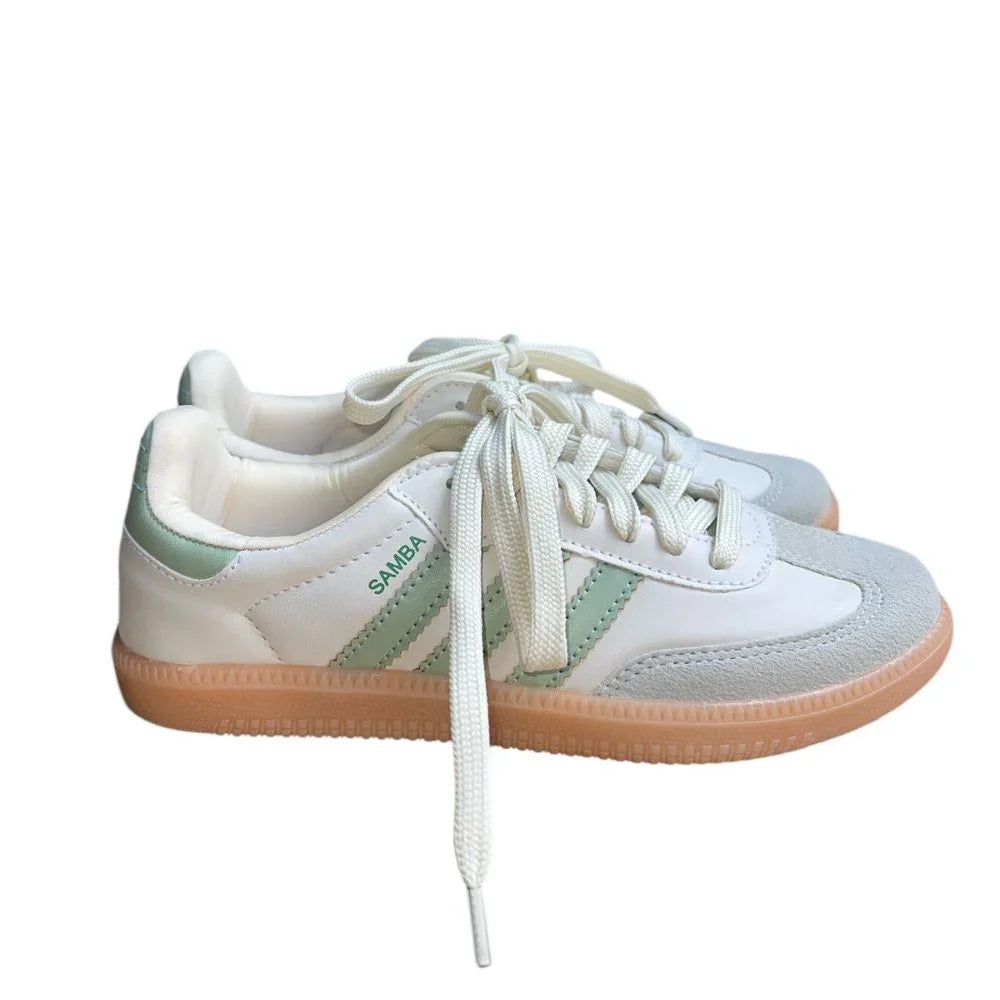 Adidas Samba OG Creme e Verde Novo - Sundian