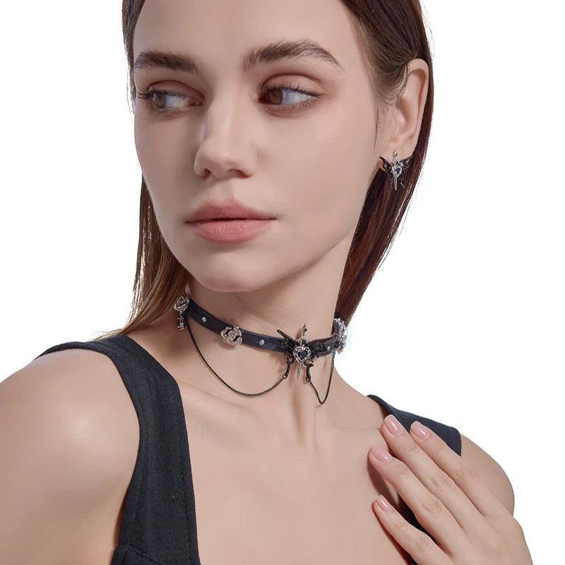 Collar MORTICIA - Cadena de 33 cm
