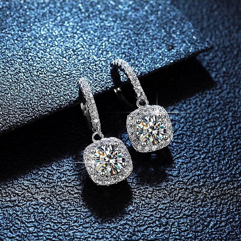 Brinco Argola Pingente Cravejado em Zircônias - Sundian - Sundian