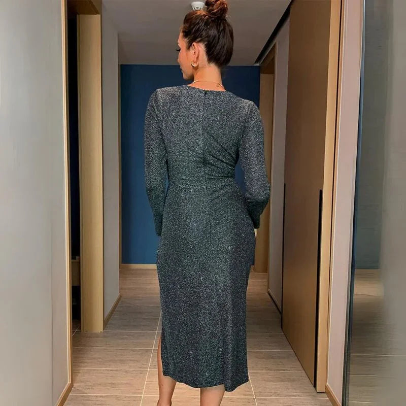 Vestido Jazlyn – Elegância e conforto para o dia a dia