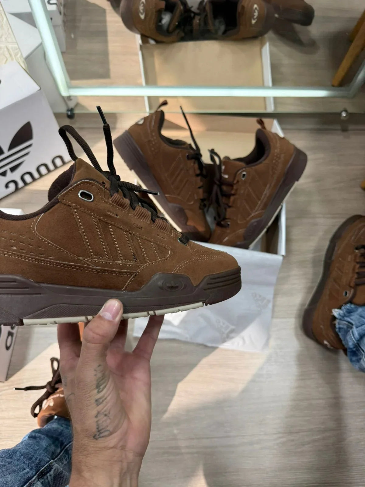Adidas 2000 Premium Marrom - Sundian