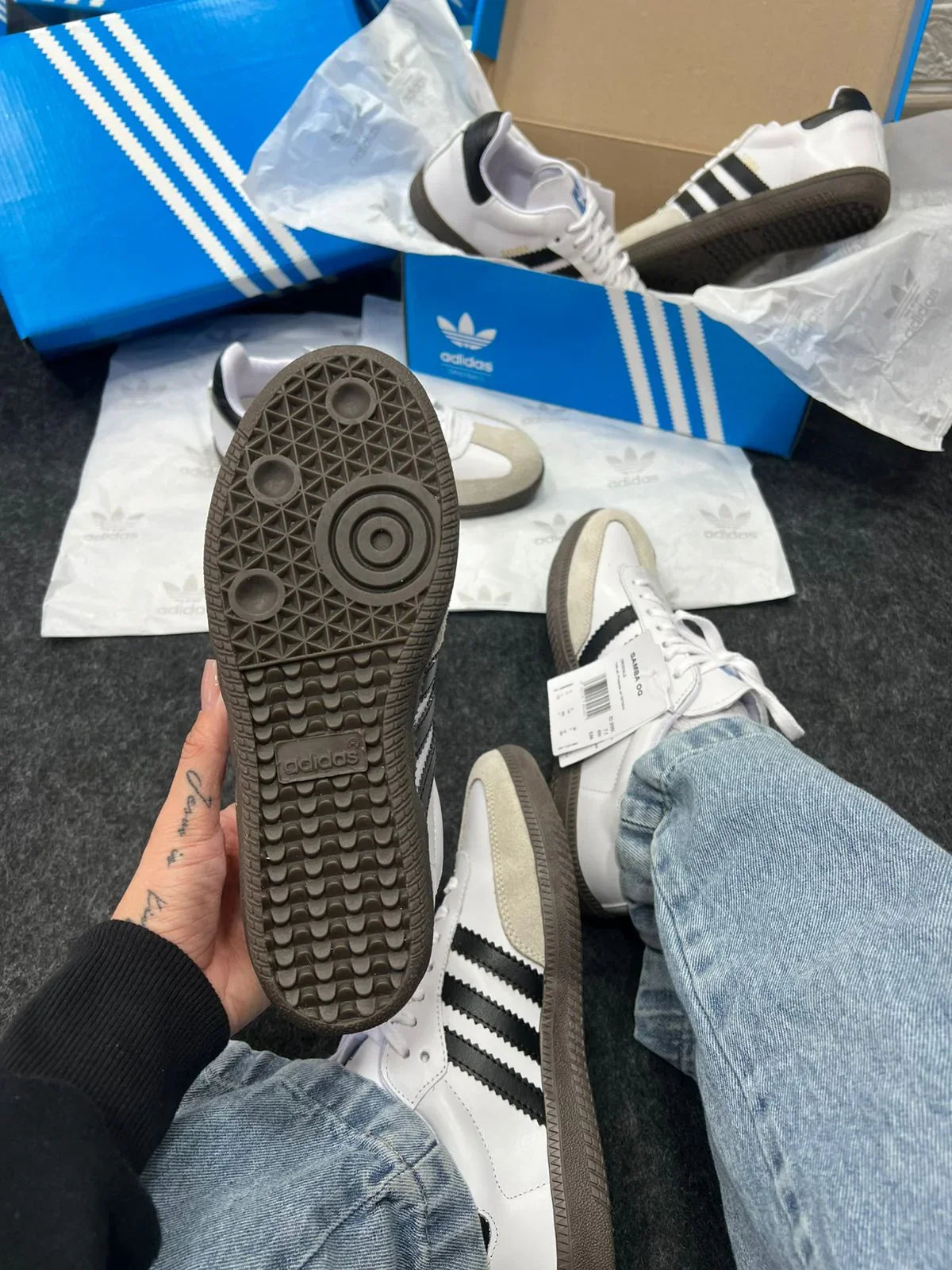 Adidas Samba OG Branco e Preto - Sundian