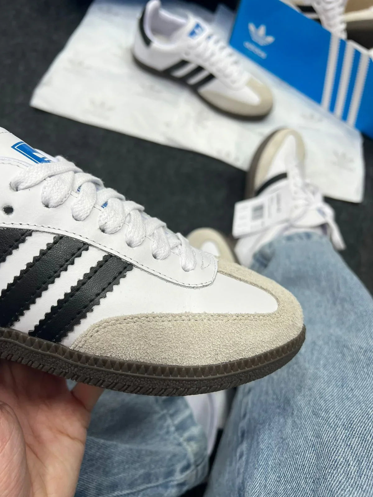 Adidas Samba OG Branco e Preto - Sundian