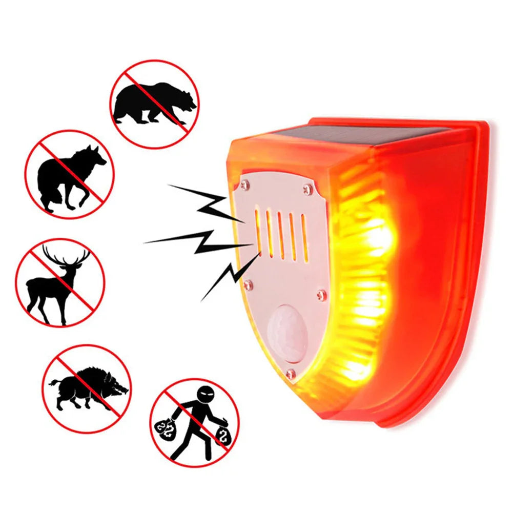 Alarme Solar Repelente de Animais com Sensor de Movimento - SunAlert - Sundian