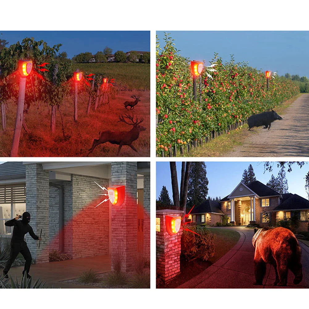 Alarme Solar Repelente de Animais com Sensor de Movimento - SunAlert - Sundian
