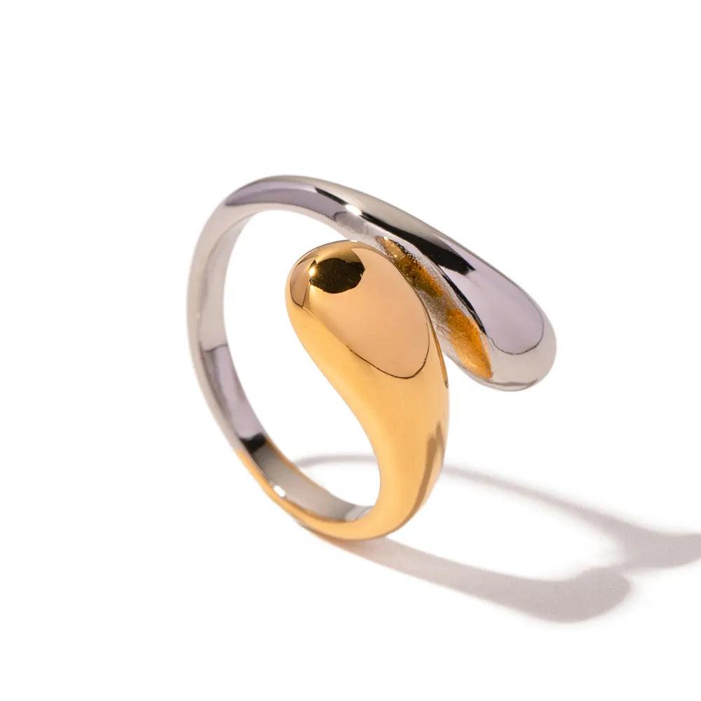 Anel Ajustável Banhado a Ouro 18k - Sundian