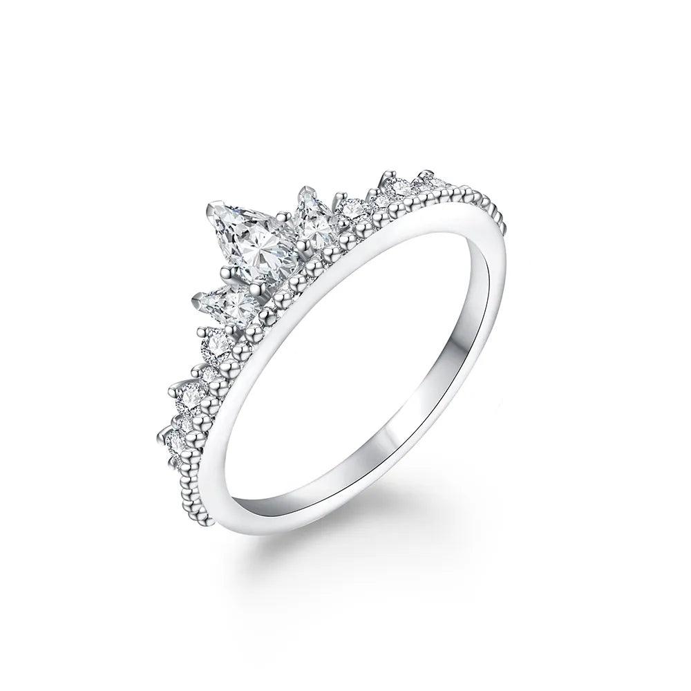 Anel Cravejado com Pedras Moissanite - Sundian