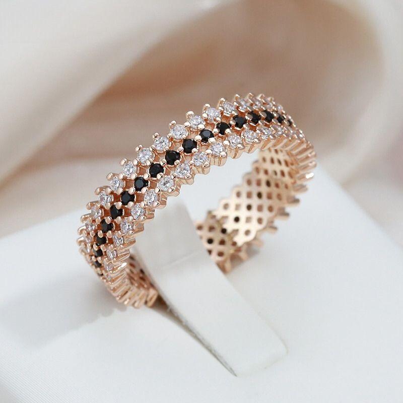 Anel Ouro Rosa Delicado - Sundian