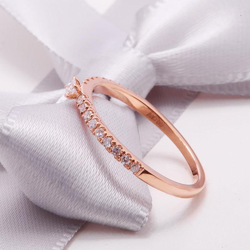 Anel Love Banhado a Ouro Rosé - Sundian