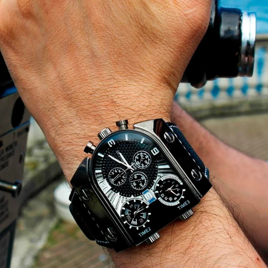 Men's Three Time Zone Watch 9315