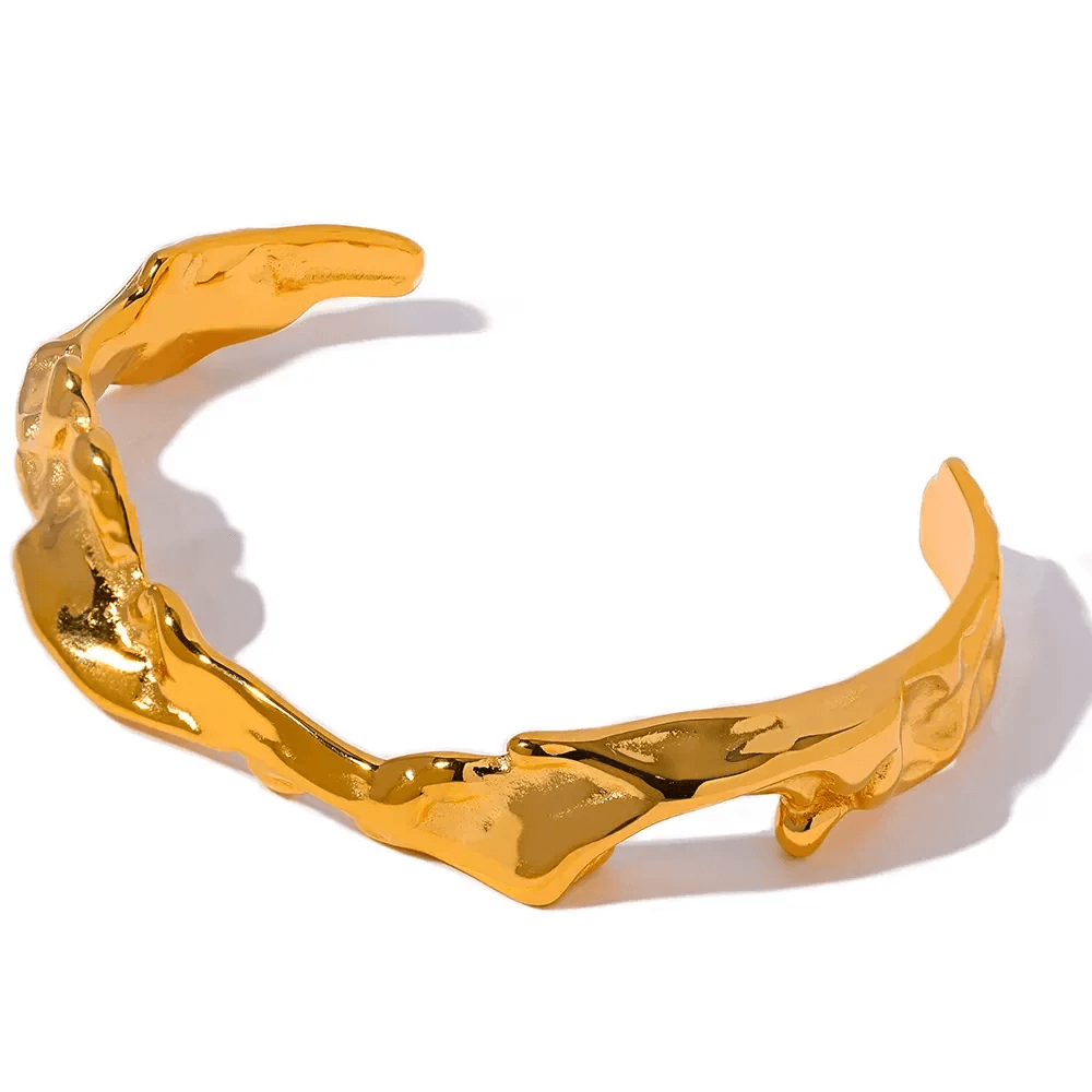 Bracelete Rústico Banhado a Ouro - Sundian - Sundian