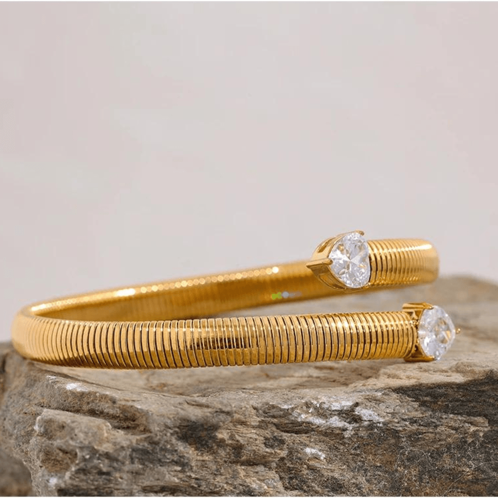 Bracelete com Zircônias em Coração - Sundian - Sundian
