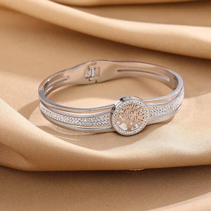Bracelete Árvore Da Vida Banhado a Ouro 18k - Sundian - Sundian