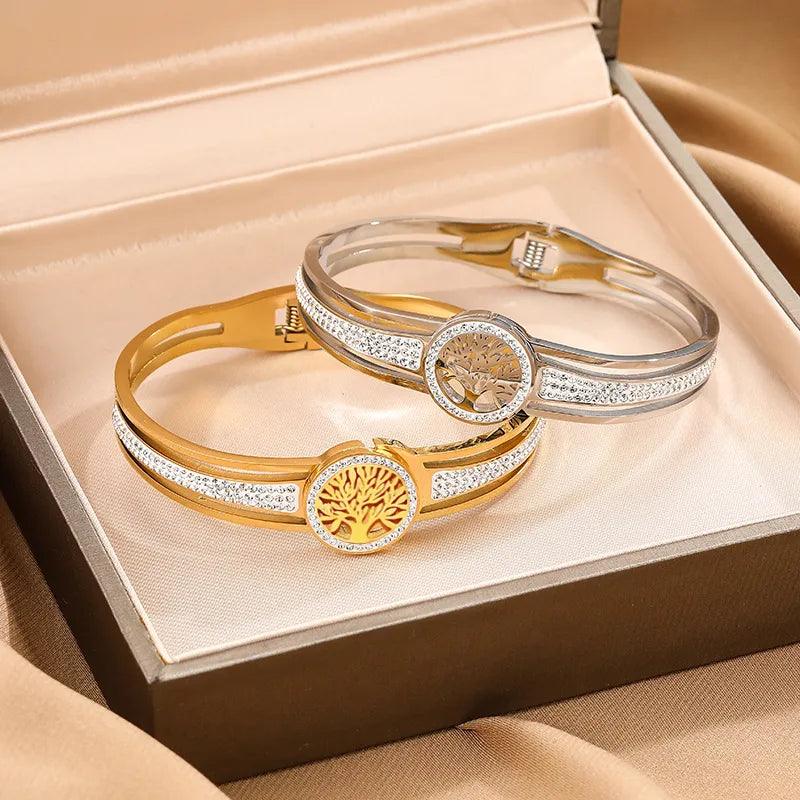 Bracelete Árvore Da Vida Banhado a Ouro 18k - Sundian - Sundian