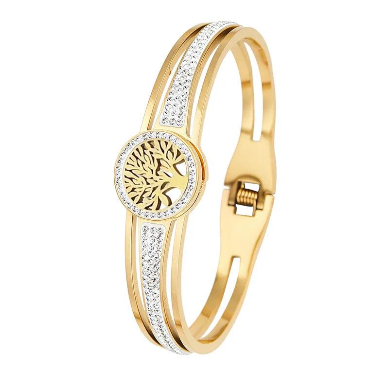 Bracelete Árvore Da Vida Banhado a Ouro 18k - Sundian - Sundian