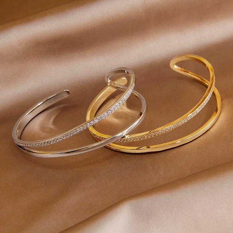 Bracelete Duplo Com Zircônias - Sundian - Sundian