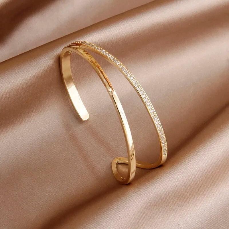 Bracelete Duplo Com Zircônias - Sundian - Sundian
