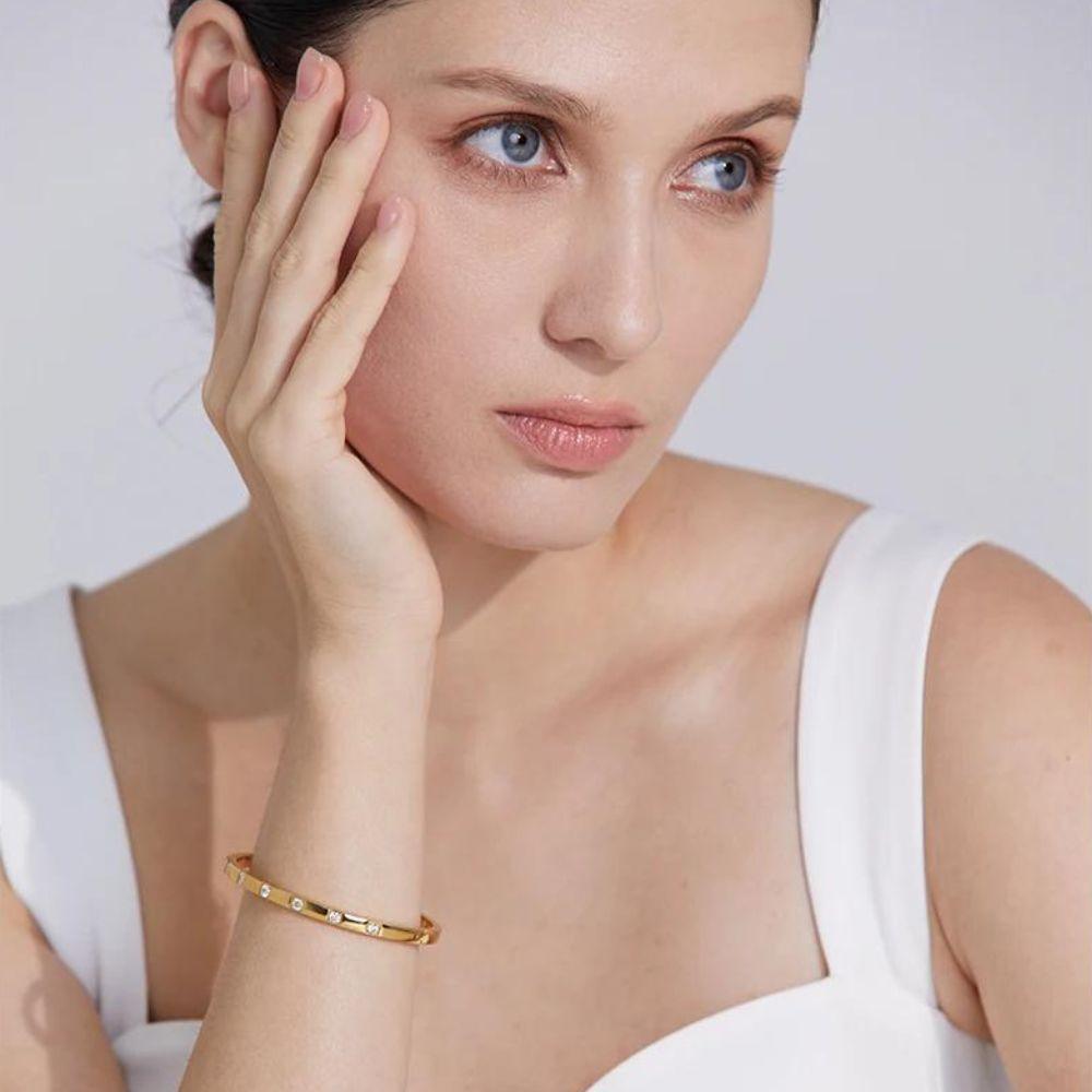 Bracelete Luxury Com Zircônias Banhado em Ouro 18k - Sundian - Sundian