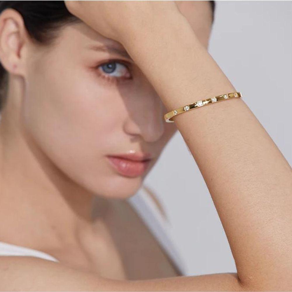 Bracelete Luxury Com Zircônias Banhado em Ouro 18k - Sundian - Sundian