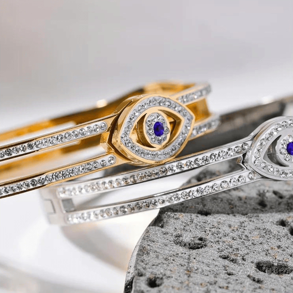 Bracelete Olho Grego Com Zircônias Gravejadas - Sundian - Sundian