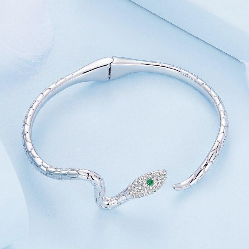 Bracelete Serpente Cravejado com Zircônias - Sundian - Sundian