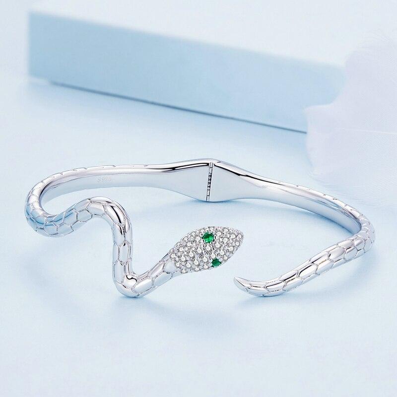 Bracelete Serpente Cravejado com Zircônias - Sundian - Sundian