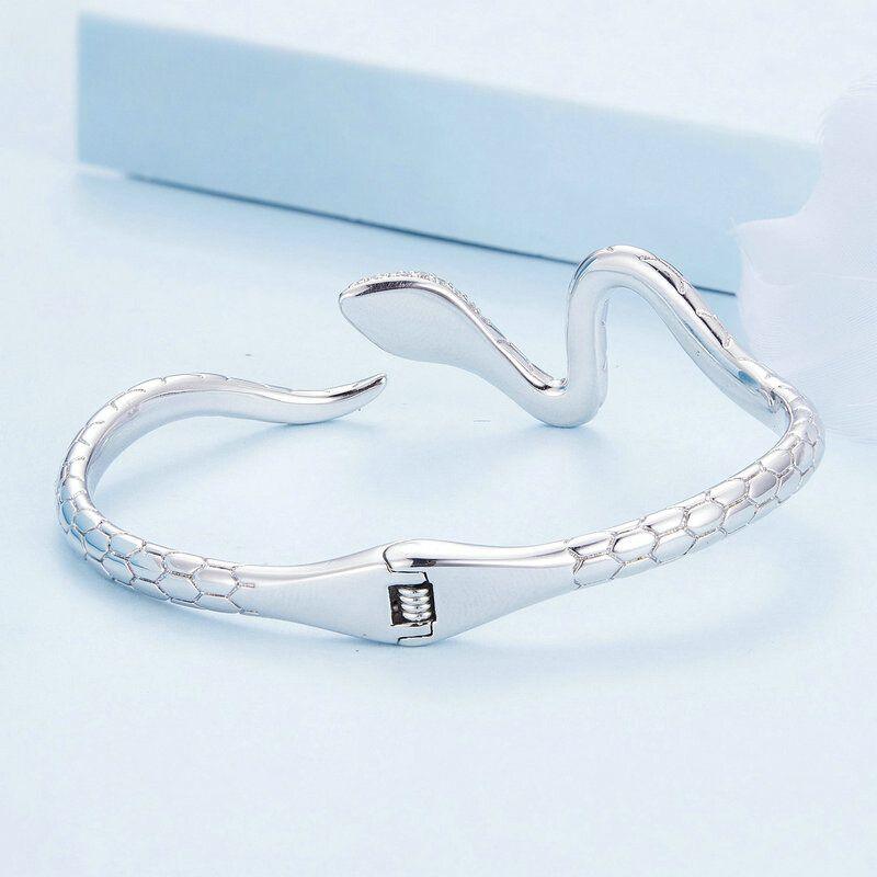 Bracelete Serpente Cravejado com Zircônias - Sundian - Sundian