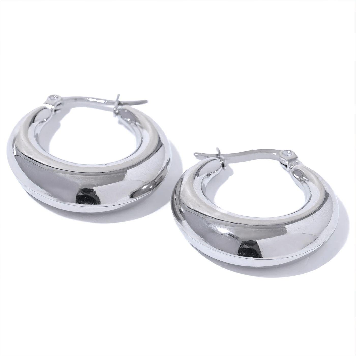 Brinco Argola Grossa Banhado a Ouro 18k - Sundian - Sundian