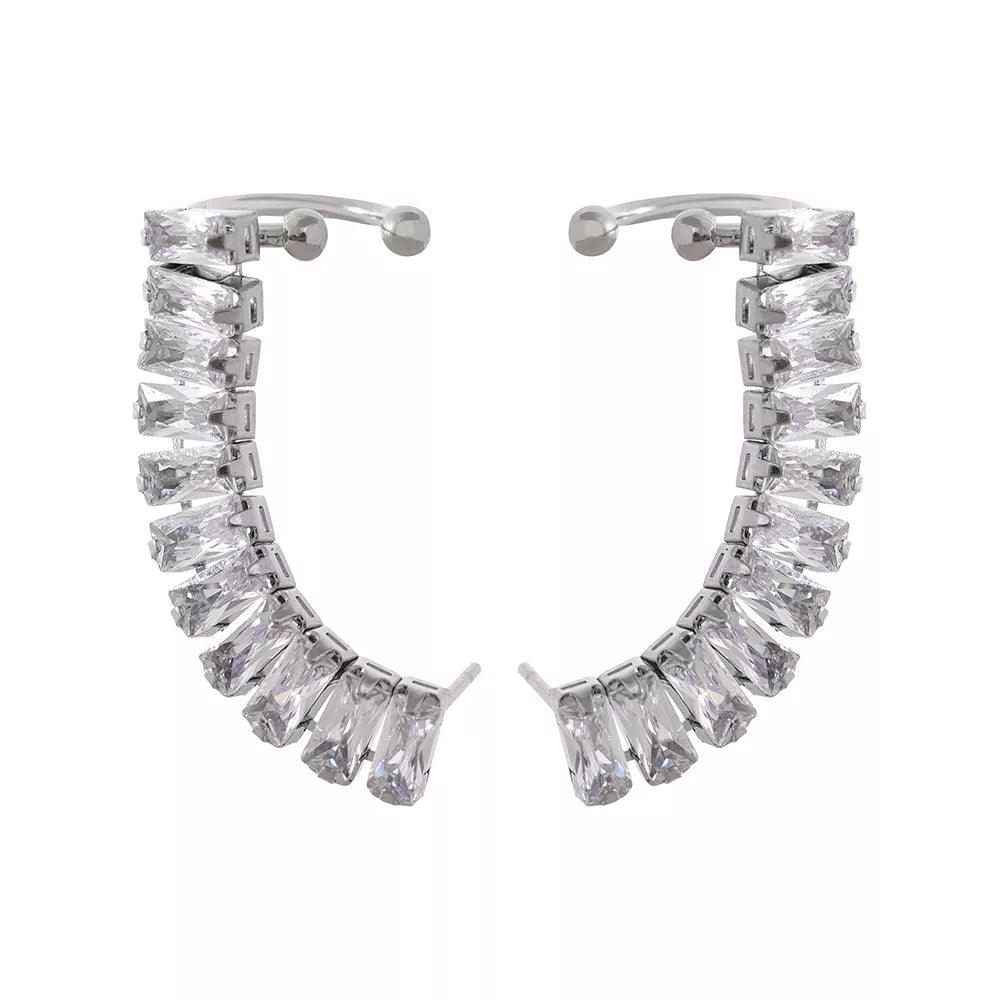 Brinco Ear Cuff Com Zircônias - Sundian - Sundian