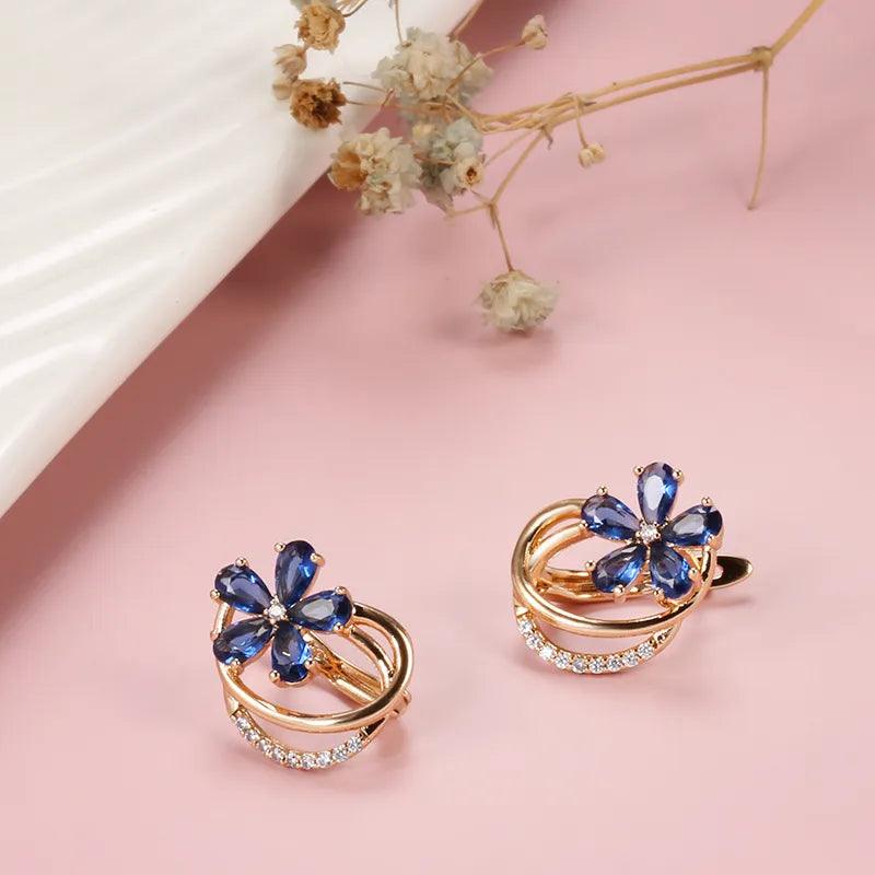 Brinco Flor Cintilante - Sundian - Sundian