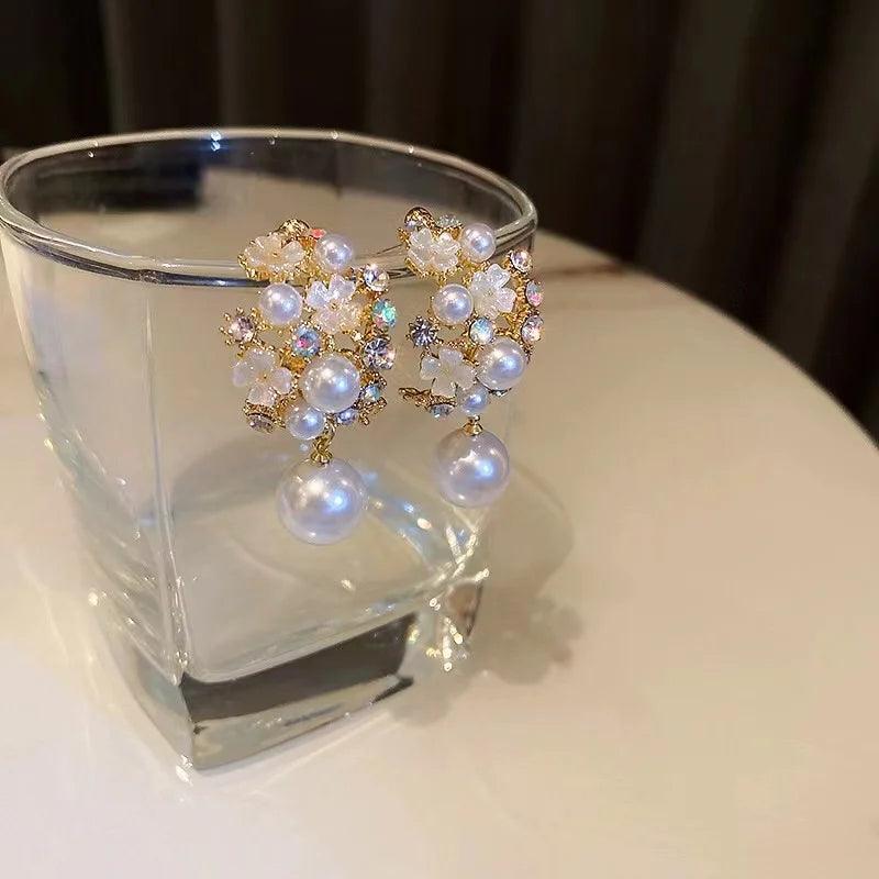 Brinco Floral e Pérola - Sundian - Sundian