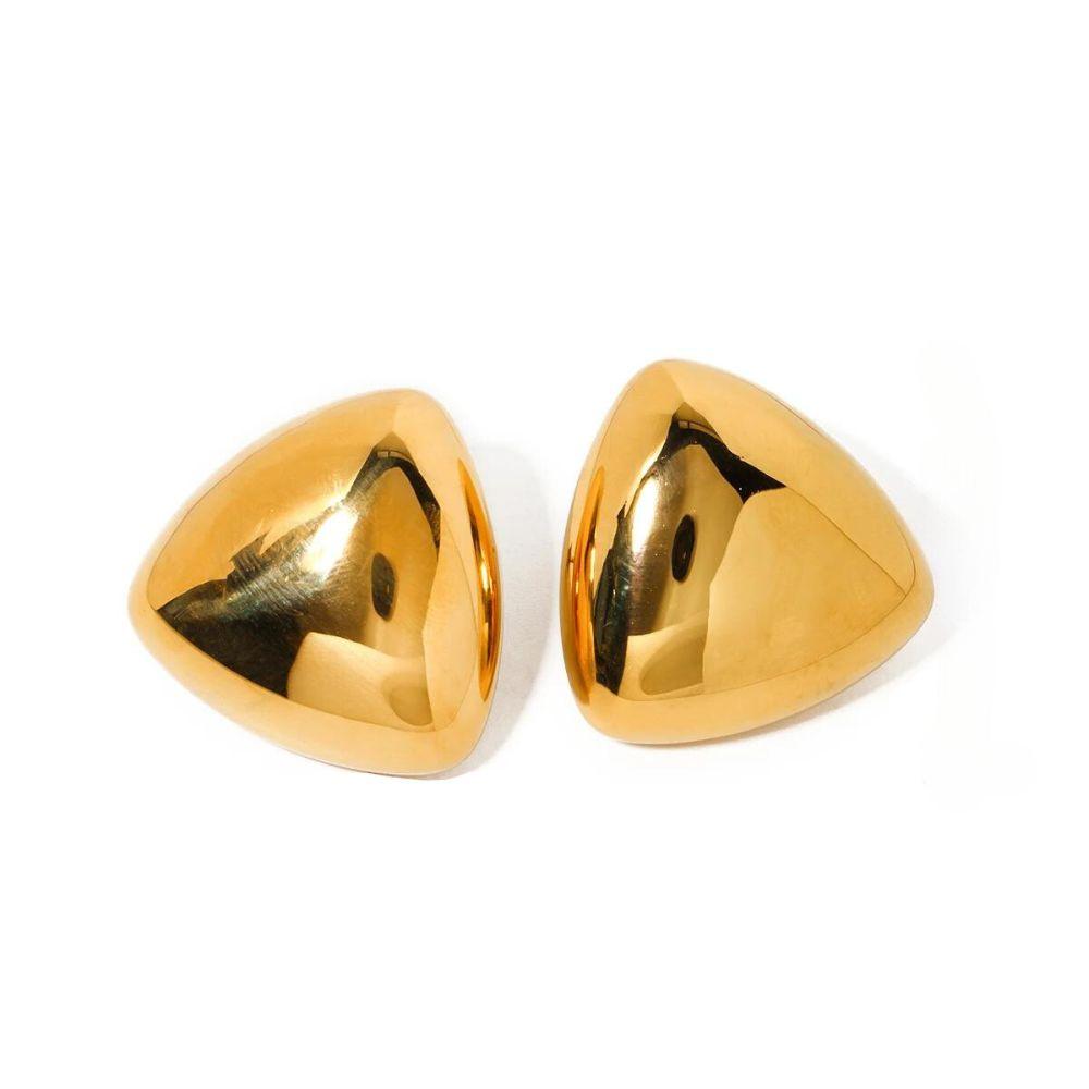 Brinco Glamour Versale Banhado a Ouro 18K - Sundian - Sundian