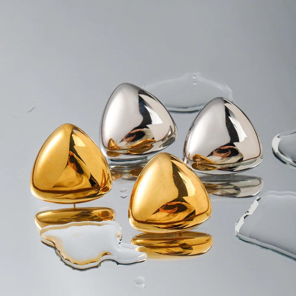 Brinco Glamour Versale Banhado a Ouro 18K - Sundian - Sundian
