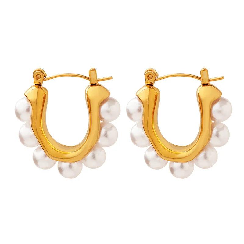 Brinco Pérola Banhado a Ouro 18K - Sundian - Sundian