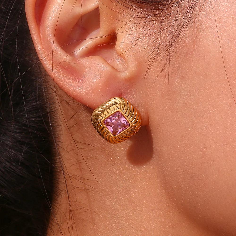 Brinco Versale Aurea Banhado a Ouro 18k - Sundian - Sundian