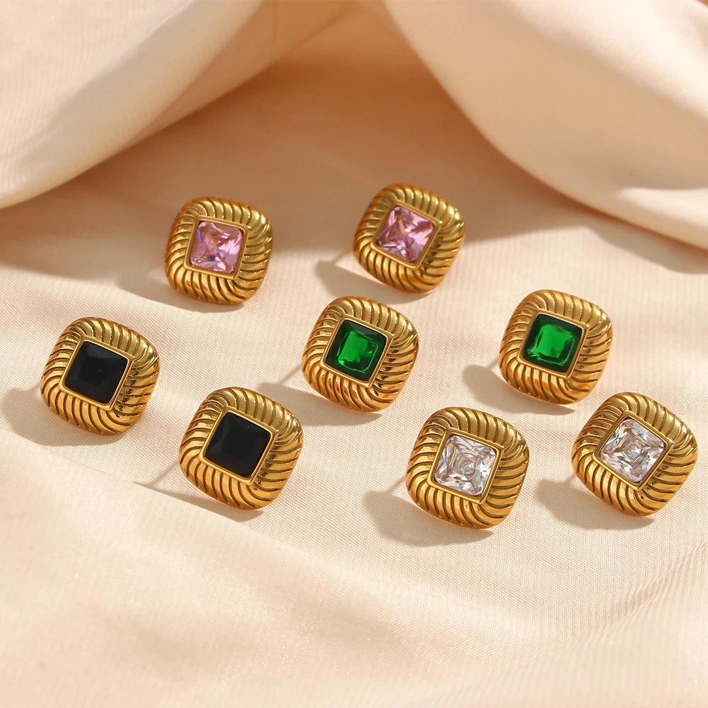 Brinco Versale Aurea Banhado a Ouro 18k - Sundian - Sundian
