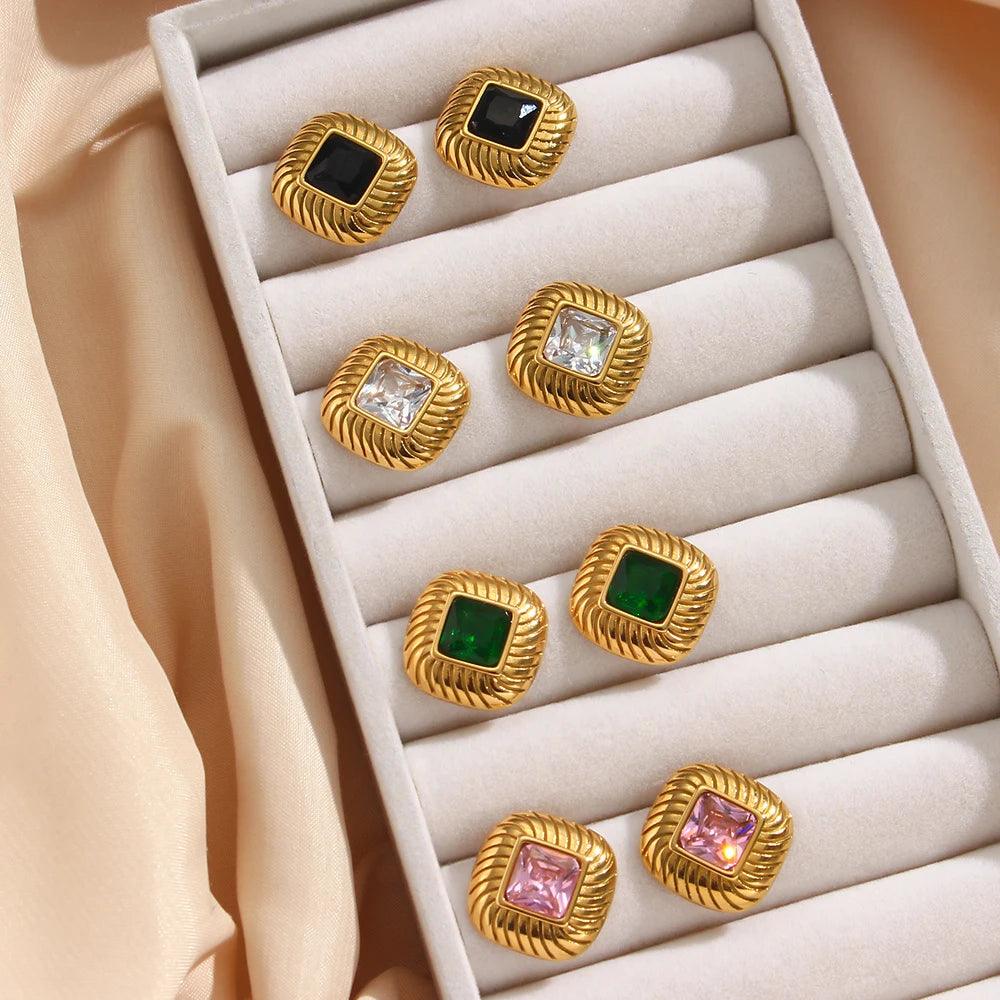 Brinco Versale Aurea Banhado a Ouro 18k - Sundian - Sundian