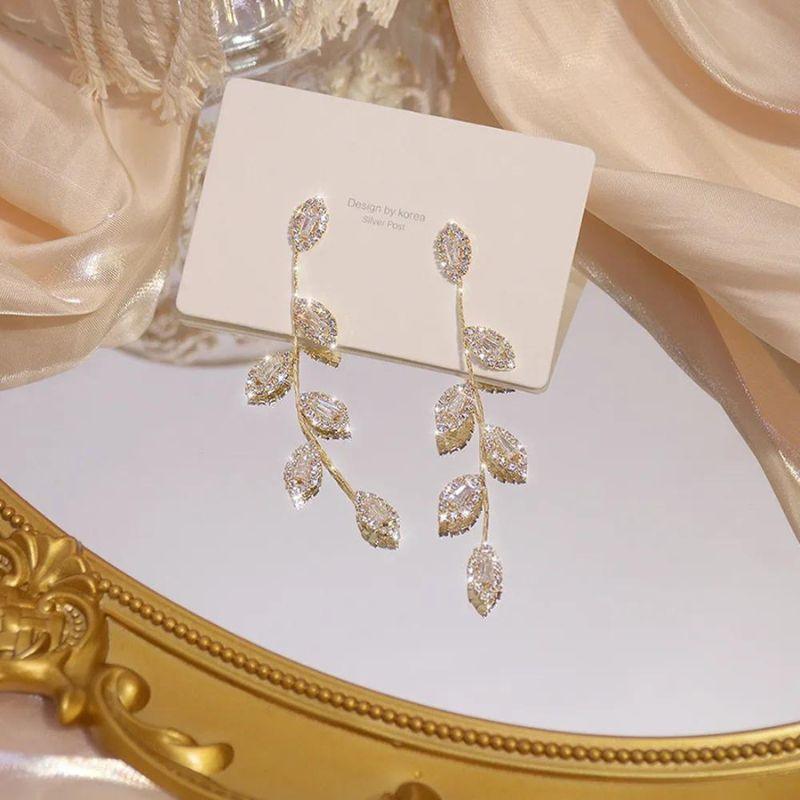 Brinco Folhas Banhado a Ouro 18k - Sundian - Sundian